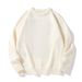 Men's Fleece-Lined Thick Knit Sweater – Warm Round Neck Pullover For Autumn & Winter (Black/Beige/Brown, Sizes M-Xxl)_viptrois.com