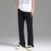 Men's Vintage Washed Flare Jeans - Relaxed Fit Clean Aesthetic Straight Leg Casual Pants For Men_viptrois.com