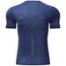 Men's Clothing Quick Drying Short Sleeved Sports T Shirt Round Neck Elastic Running Clothes Muscle Fitness Training Clothing_viptrois.com