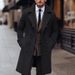 Loom Loom 2024 European Size Autumn Winter Men's Wool Coat Double Breasted Long Woolen Overcoat_viptrois.com