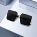 New Square Men's Sunglasses Street Shooting Metal Frame Net Celebrity Style Female Sunglasses T1374_viptrois.com