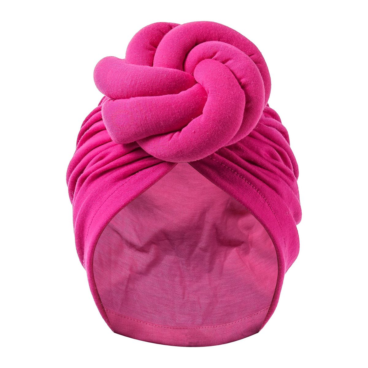 Men's Hats Hot Selling Solid Color Knotted Headscarf New Bright Color Ethnic Hat Three Dimensional Twist Knotted Headscarf_viptrois.com