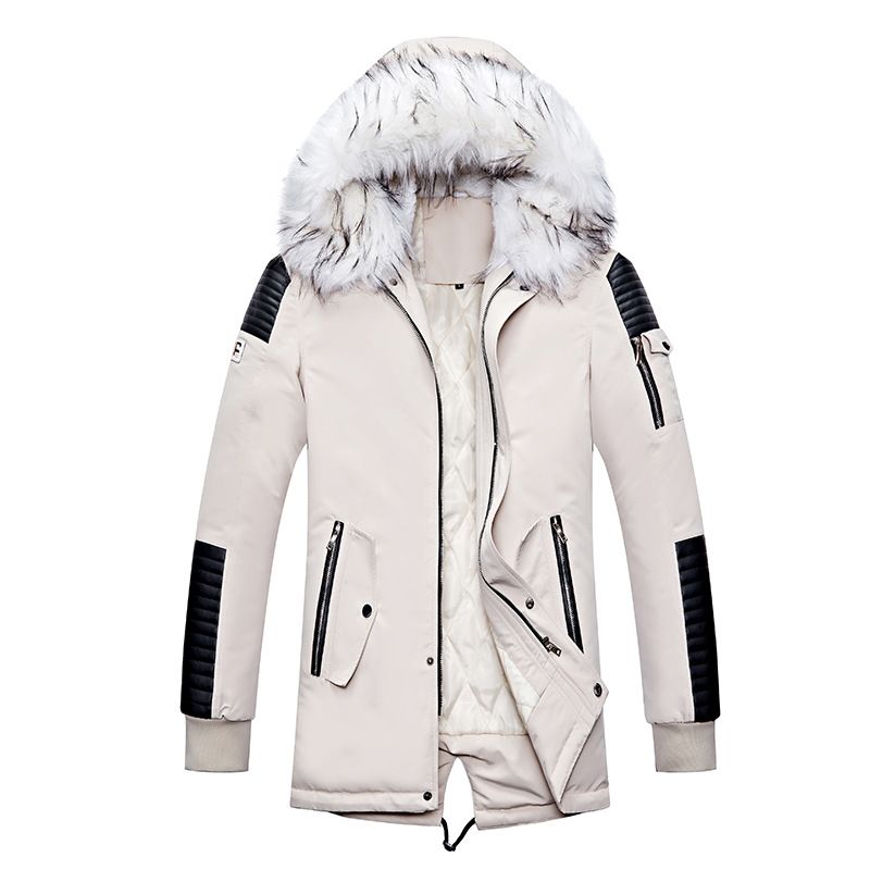 Men's Clothing (Appearance patent protection model) T2019 new cotton coat member exclusive sale Beige_viptrois.com