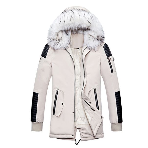 Men's Clothing (Appearance patent protection model) T2019 new cotton coat member exclusive sale Beige_viptrois.com