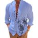 Vintage Sailboat Shirts Men Fashion Casual Single Breasted Shirt Male Outdoor Standing Collar Long Sleeve Tops Homme Camisas_viptrois.com