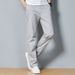 Men's Clothing Cotton Trousers Spring Light Luxury High End Loose Straight Casual Trousers Trendy Versatile Comfortable Trousers Men's Trousers_viptrois.com