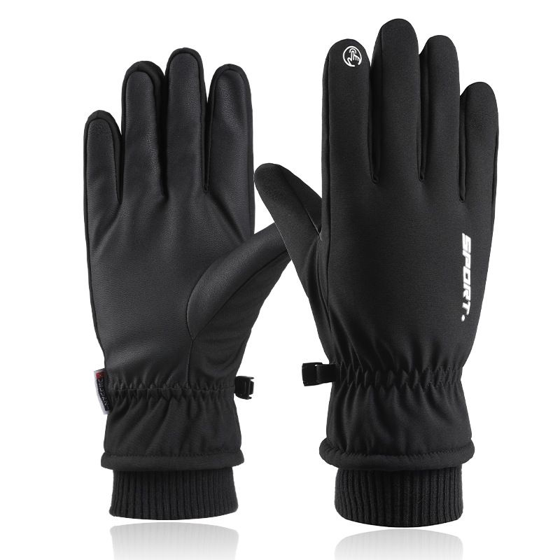 Winter Products Outdoor Cycling Sports Winter Skiing Warm Gloves Men's Cycling Touch Screen Non-slip Windproof Waterproof_viptrois.com