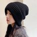 Apparel Accessories Cozy Winter Knit Beanie For Women - Soft Stretchy Slouchy Hat With Ear Flaps, Warm Oversized Chunky Yarn Cap For Cold Weather_viptrois.com
