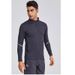 Men's Clothing Sports T-Shirt Quick-Drying Clothes Long-Sleeved Fitness Clothes Tight Top Running Outdoor Equipment Breathable Training_viptrois.com