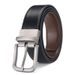 Men's Belts Men's Rotating Pin Buckle Belt High Quality Leather Business Casual Belt Double Sided Use_viptrois.com