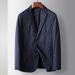 Men's Clothing spring and autumn light luxury business single western middle aged and young people solid color single breasted trendy suit jacket_viptrois.com