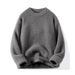 Men's Mink Fur Sweater – Winter Thick Knit Pullover, Soft & Cozy, Retro Loose Fit (Black, Grey, Army Green, Red, Beige, White)_viptrois.com