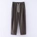 Men's Clothing Autumn/Winter New Trendy Versatile Fashion Straight Leg Loose Fit Men's Retro Casual Pants, Niche Curved Blade Casual Pants_viptrois.com