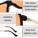 Retro 80s Vintage Pilot Sunglasses Metal Women Men Classic Eyewear Neutral Large Transparent Glasses_viptrois.com