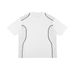 Men's Streetwear Mesh-Panel Cotton Tee – Oversized Fit, Breathable Short Sleeve (S-XXL, 240GSM, Black/White)_viptrois.com
