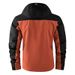 Men's Waterproof Hooded Parka Jacket - Windproof Outdoor Casual Coat With Multiple Pockets, Lightweight & Breathable For Spring/Autumn/Winter_viptrois.com