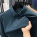 Autumn High Quality Polo Shirt Versatile Skin-Friendly Comfortable Men's Business Casual Turn-Down Collar Long Sleeve_viptrois.com