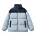 Padded Clothes Men's And Women's Corduroy Padded Clothes Thickened Padded Jackets Loose Stand-up Collar Couple Jackets_viptrois.com