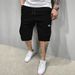 Top Cross Border European Size Work Shorts Men's Summer Thin Fashion Brand Loose Sports Pants Casual Five Point Horse Pants_viptrois.com