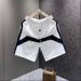 Men's Color Blocked Ice Silk Shorts Quick Drying Trendy Elastic Waist Drawstring Sporty Casual Five Point Pants Summer Bottoms_viptrois.com