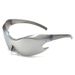 Sporty Reflective Sunglasses Color-Changing UV400 Cycling Glasses Hip Hop Funky Style Lightweight Wraparound Design Unisex Eyewear For Outdoor Sports_viptrois.com