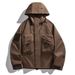 Unisex Heavy-Duty Utility Jacket – Oversized Hooded Parka With Multi-Pocket Design Water-Resistant Shell, Urban Exploration_viptrois.com