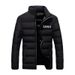 Wool-Blend Notch Lapel Jacket – Casual Business Coat For Men (Black/Khaki/Light Grey, S-XXL)_viptrois.com
