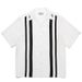 Men's Clothing Striped Color Matching Hawaiian Short Sleeved Shirt_viptrois.com