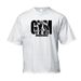 240G Heavy Cotton Short Sleeves, Summer Loose Fitness T-shirt Sweat-absorbing Breathable Shoulder Sleeves Crew Neck White Top_viptrois.com