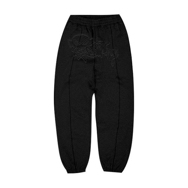 New Pants Direct Sales Sweatpants Wholesale Printed Flower Ankle Sports Pants Comfortable Versatile Leisure Youth Trend_viptrois.com