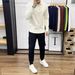 Loom Loom European Station Knitted Polo Shirt For Men, High-End Slim Fit Long Sleeve Turn-Down Collar Paul Swea, Base Wool_viptrois.com