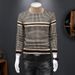 Loom Loom European Station Winter 2025 New Convertible High Neck Wool Sweater Casual Trendy Men's Knitted Base Shirt_viptrois.com