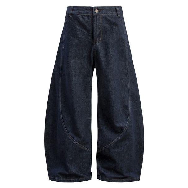 Men's Clothing American Sickle Banana Jeans Silhouette Retro Flared Straight Wide Leg Scimitar Trousers Men's_viptrois.com