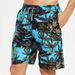 Couple Summer Loose Plus Size Quick-Dry Men's Casual Beach Floral Trendy Large Shorts_viptrois.com