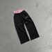 Men's Clothing Trendy Retro Street Hip Hop Loose Double Waist Pants Two Piece Sweatpants_viptrois.com