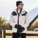 Korean Style Men's Down Jacket – Trendy Couple Matching Hooded Puffer Coat, Lightweight & Fashionable (Black/Ivory White/Tea Green, XS-3XL)_viptrois.com