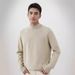 "Men's Fleece-Lined Thermal Sweater - Mid/High/Round Neck Winter Base Layer In Classic Colors"_viptrois.com