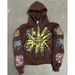Gothic Punk Streetwear Hoodie – Unisex Oversized Pullover With 3D Print For Y2K & Retro Hip-Hop Aesthetic_viptrois.com