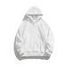 Unisex Oversized Hooded Fleece Sweatshirt - Winter Cozy Pullover With Kangaroo Pocket, Soft Polar Fleece, Retro Loungewear For Men & Women (Black,_viptrois.com