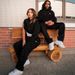 American Trend Casual Harajuku Street Hooded Couple Sweater Retro Sports Street Hipster Simple Sweatpants_viptrois.com