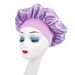 Wide brim high elastic beauty salon hair care hat female nursing satin sleeping cap chemotherapy cap shower cap_viptrois.com