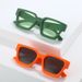 Simple Thick Frame Sunglasses, Trendy Box Foreign Trade Glasses, Personalized Cross-border Large Frame Sunglasses_viptrois.com