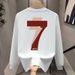 American Plus Size Hoodie For Boys In Autumn And Winter, Trendy Brand Printed Casual Versatile Round Neck Pullover Top_viptrois.com