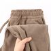 "Men's Corduroy Relaxed-Fit Pants – Wide-Leg Cotton-Blend Trousers With Drawstring Waist & Utility Pockets (Black/Charmer Brown/Khaki)"_viptrois.com