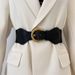 Unisex Retro buckle belt female decoration with skirt elastic elastic belt fashion Joker high sense waist seal._viptrois.com