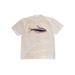 Heavyweight Pure Cotton Oversized T-Shirt Style Small Fish Print Loose Fitting Short Sleeved For Couples Trendy Men Women 250g_viptrois.com