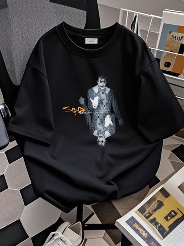 Staind Dysfunction T-Shirt Short Sleeve Cotton Black Men All Size S To 5XL BE131 Summer Designer Clothes Casual Breathable Stretched Stylish_viptrois.com
