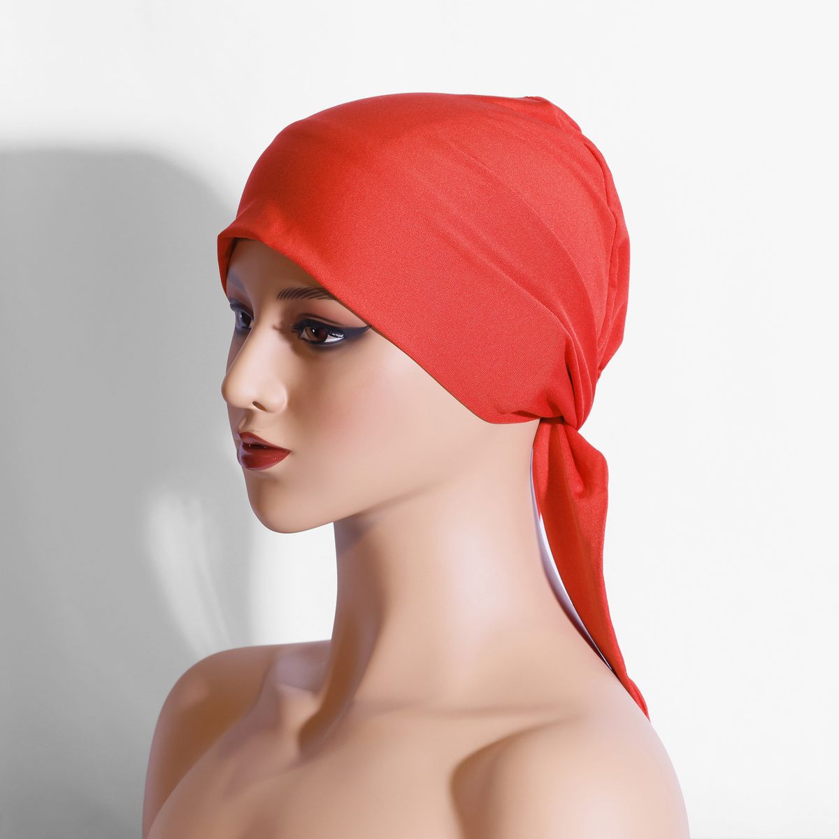 curved two tail hat Muslim headgear solid color small hat_viptrois.com