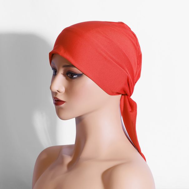 curved two tail hat Muslim headgear solid color small hat_viptrois.com