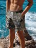 Premium Products Summer Casual Print Renaissance Material Trendy Brand Fitness Running Sports Basketball Men's Shorts_viptrois.com